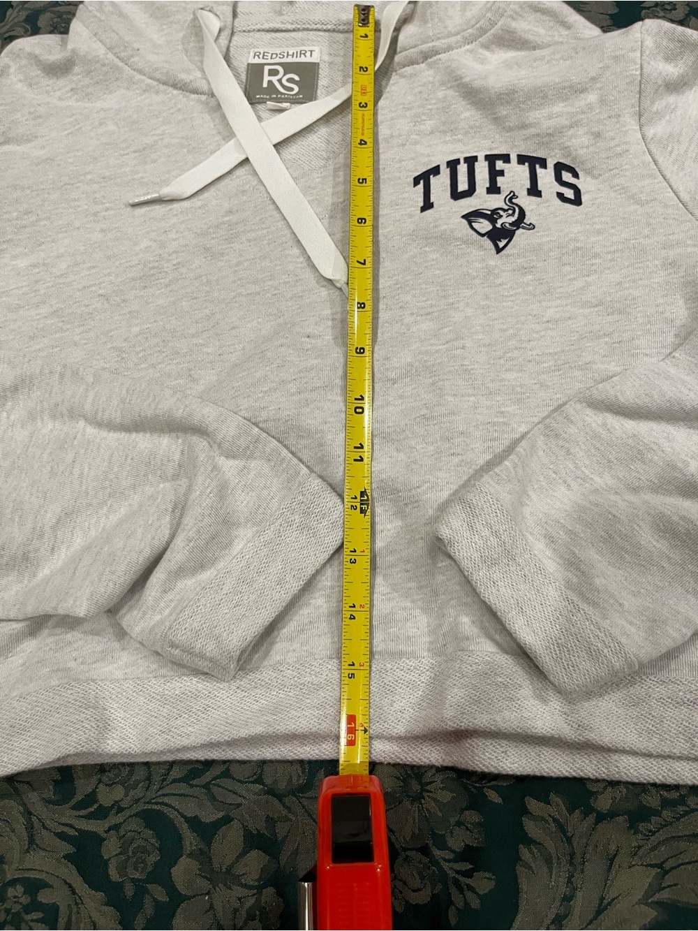Tufts Gray Hoodie Sweatshirt - Women's